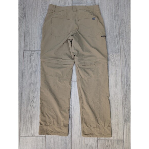 LL Bean Convertible Pants Women Size 6 Tan Nylon - Picture 2 of 10